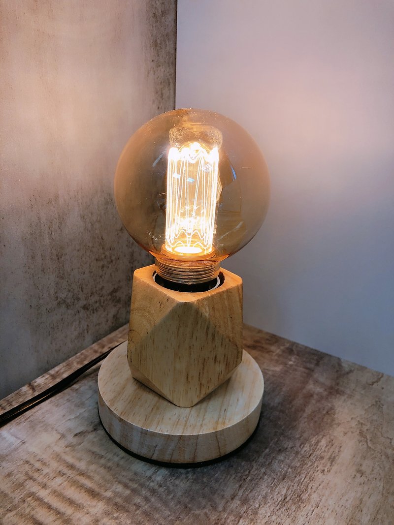 Hilight LED Mirage Phantom Lamp G80 Columbus×Hexagonal Round Bottom Wooden Lamp Holder