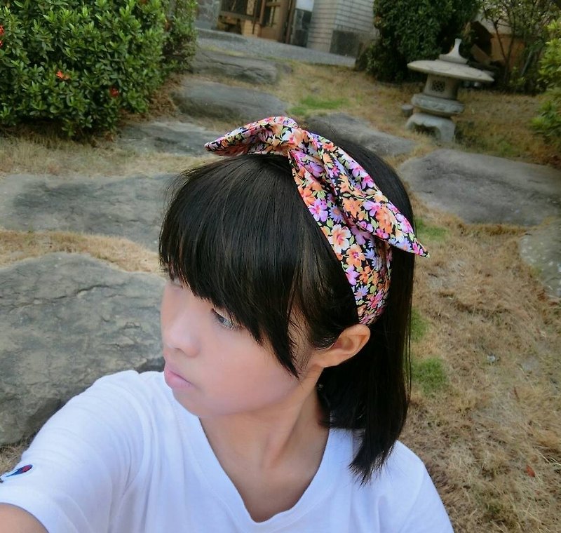 髮帶 領巾 鋁線 headband hairband *SK* - 髮飾 - 棉．麻 