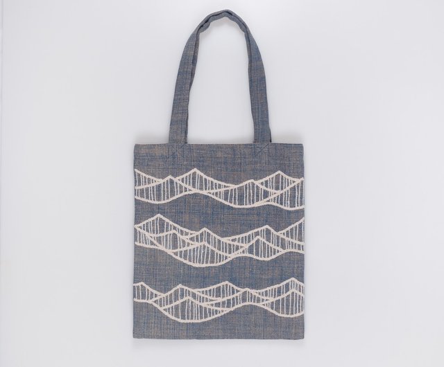 embroidered tote bag