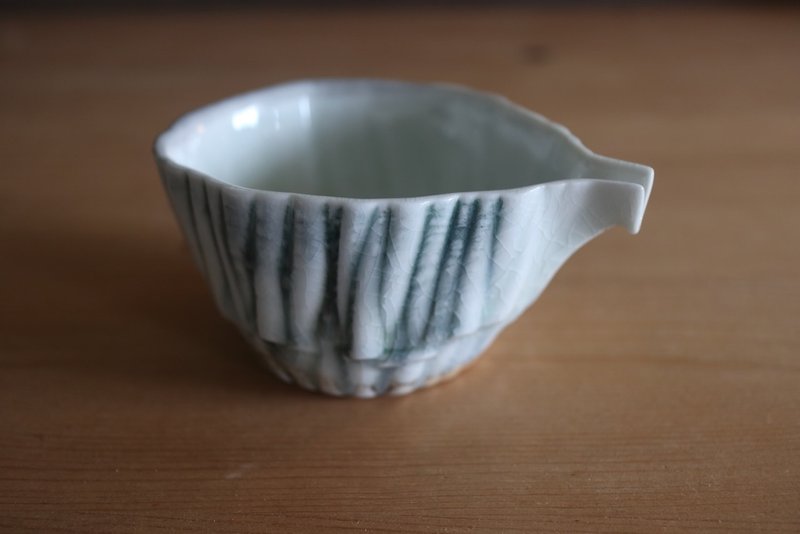 柴燒片口茶海_S01 - 茶壺/茶杯/茶具 - 瓷 白色