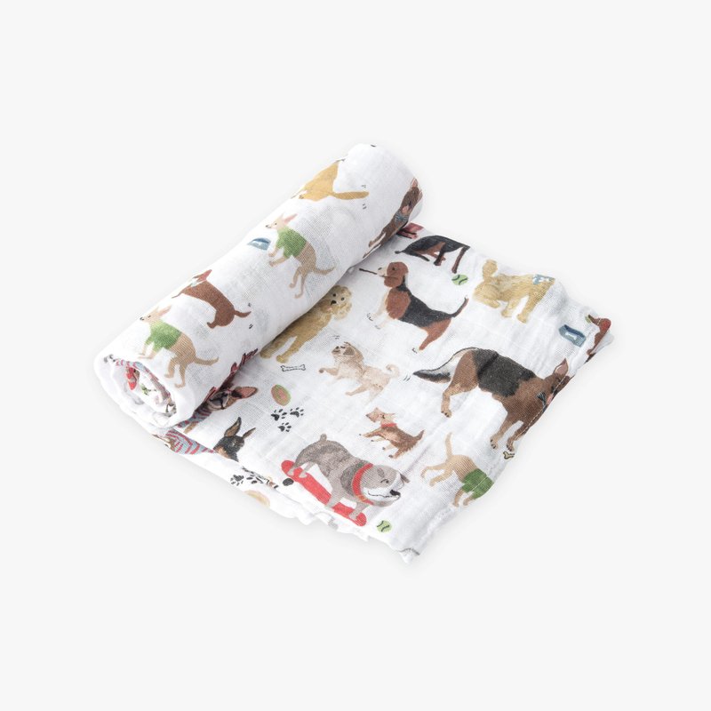 LittleUnicorn cotton gauze towel single into the group of puppies - Other - Cotton & Hemp White