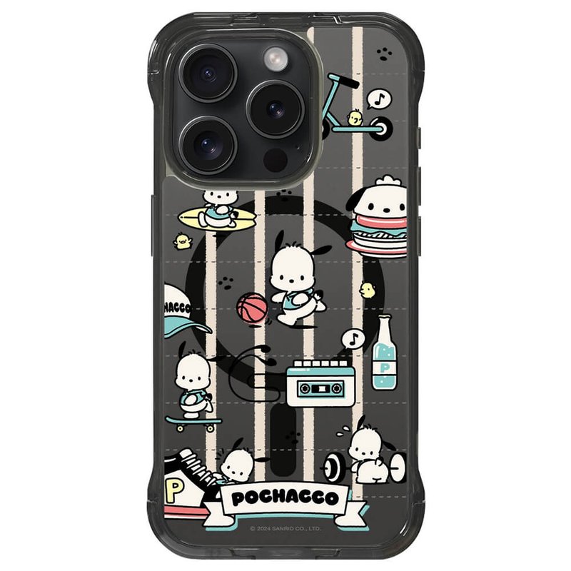 帕恰狗 運動計畫表懶人支架【磁吸透黑】iPhone 16 15 14 Pro Max - 手機殼/手機套 - 其他材質 透明