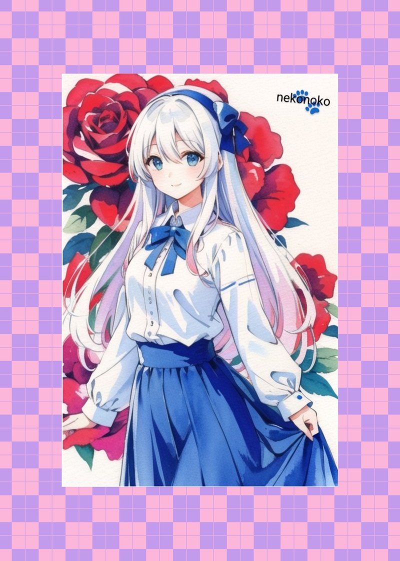 オリジナル人物ステッカー　No.76 - 貼紙 - 紙 