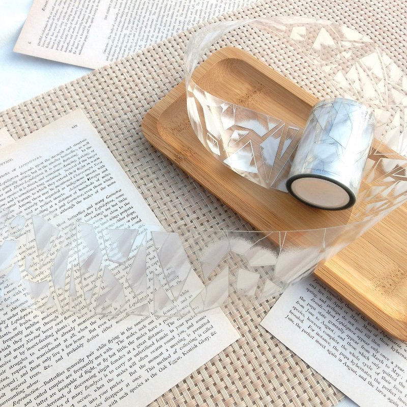 ガラスの破片-背景特撮PETテープ - マスキングテープ - プラスチック 透明