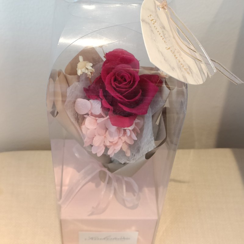 永生玫瑰花束 結婚求婚告白捧花外拍週年教師節生日交換禮物 - 乾燥花/永生花 - 植物．花 多色