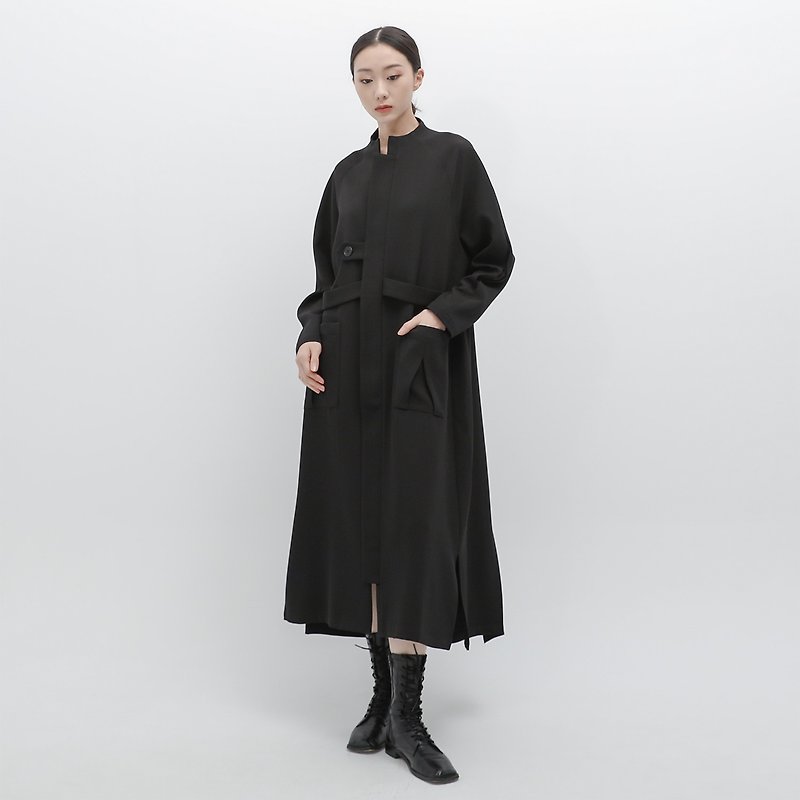 Fuxiao_Dawn Jacket Dress_22AF103_Black