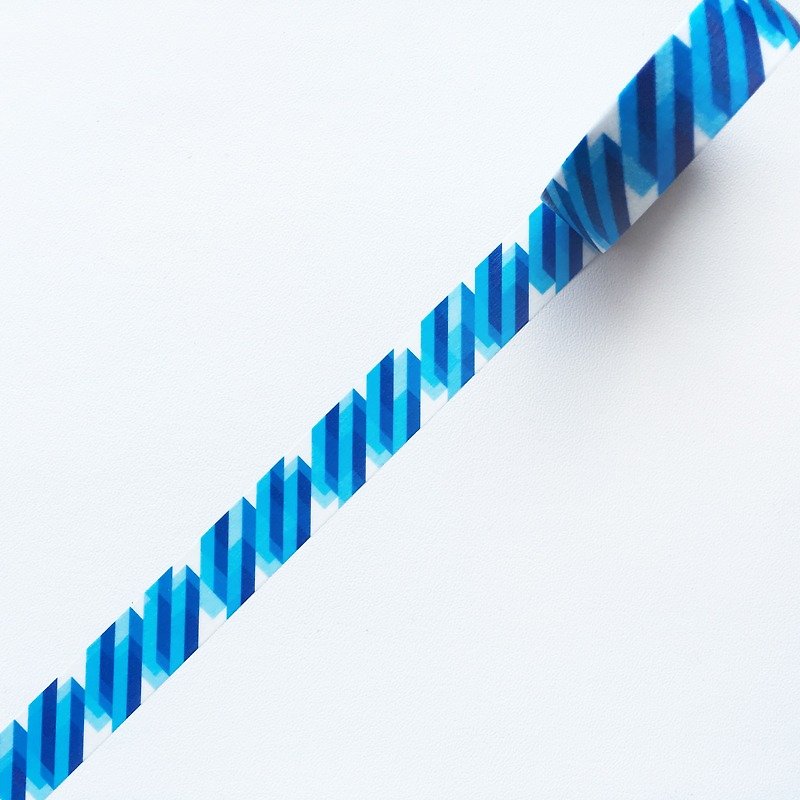 mt 和紙膠帶 Deco【水晶-藍 (MT01D339)】2016AW / 生產完了品 - 紙膠帶 - 紙 藍色