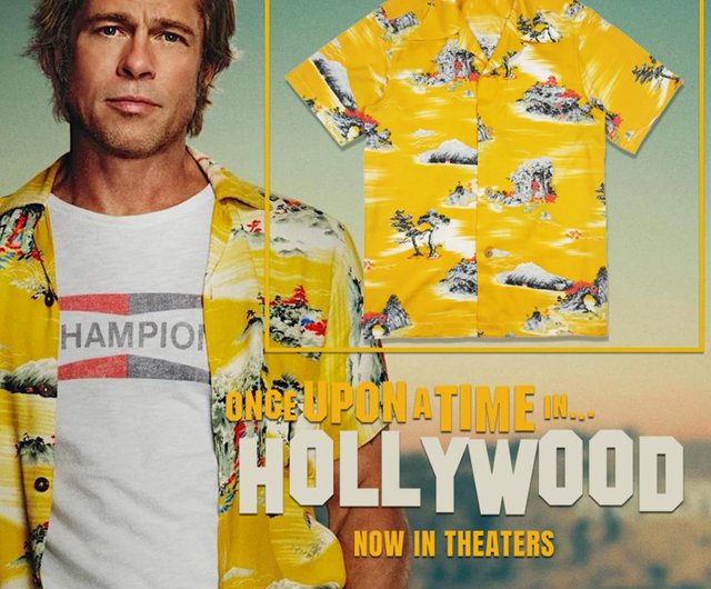 Hawaiian Shirt Brad Pitt Once Upon a Time in Hollywood - Shop