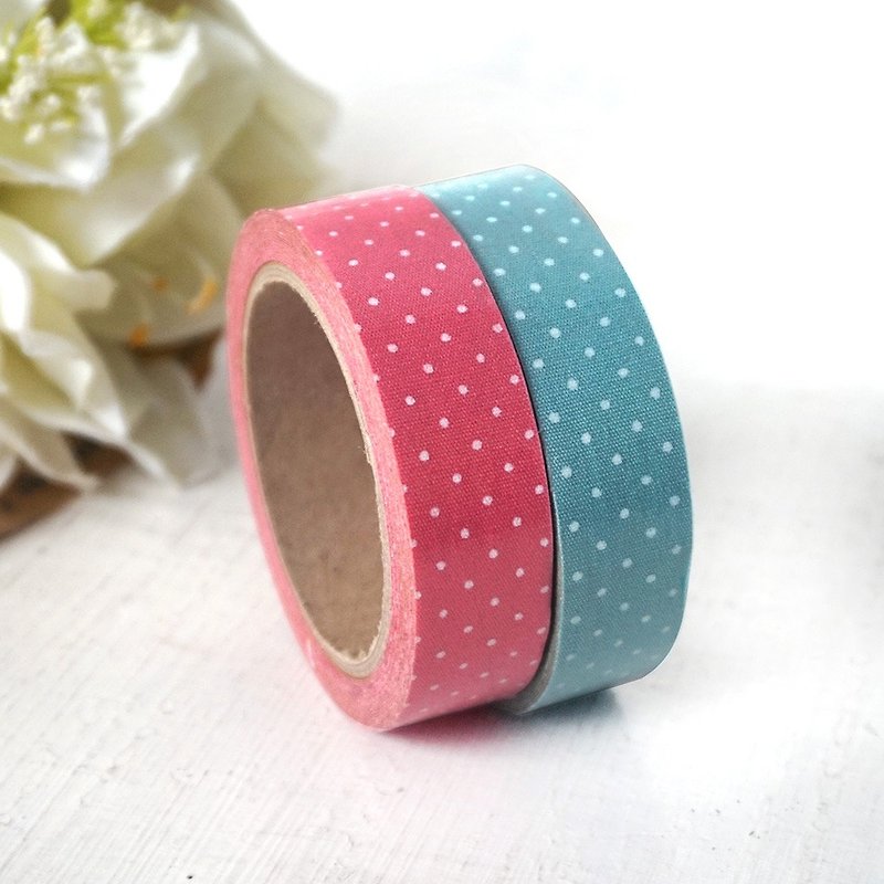 Clearing - cloth tape [elegant small series] OPP packaging - Washi Tape - Cotton & Hemp Multicolor