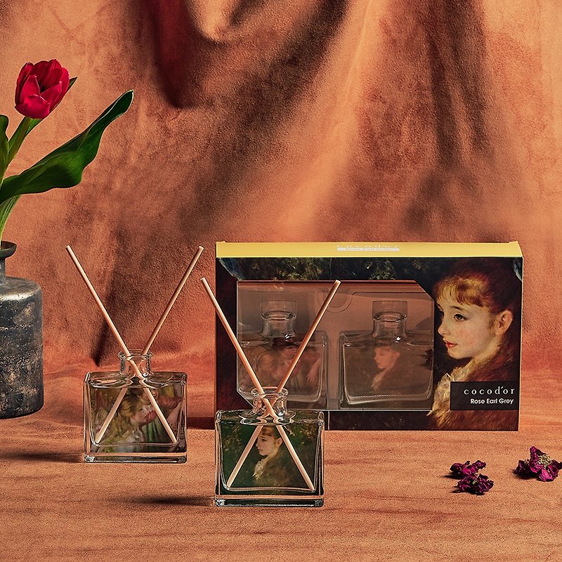 Cocodor Famous Painting Diffusing Series Gift Box-Renoir (Count Rose) [Discount for more purchases] - Fragrances - Glass Brown