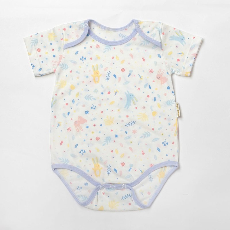 (Thin)Moisture Wicking Baby Bodysuits(Short-Sleeves and Shorts)3M/6M/12M - Onesies - Cotton & Hemp Multicolor