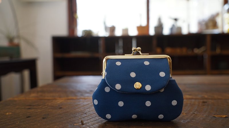 昔の収集 - ガラスエナメルキャンバス小さなポケットバッグ - 財布 - その他の素材 ブルー