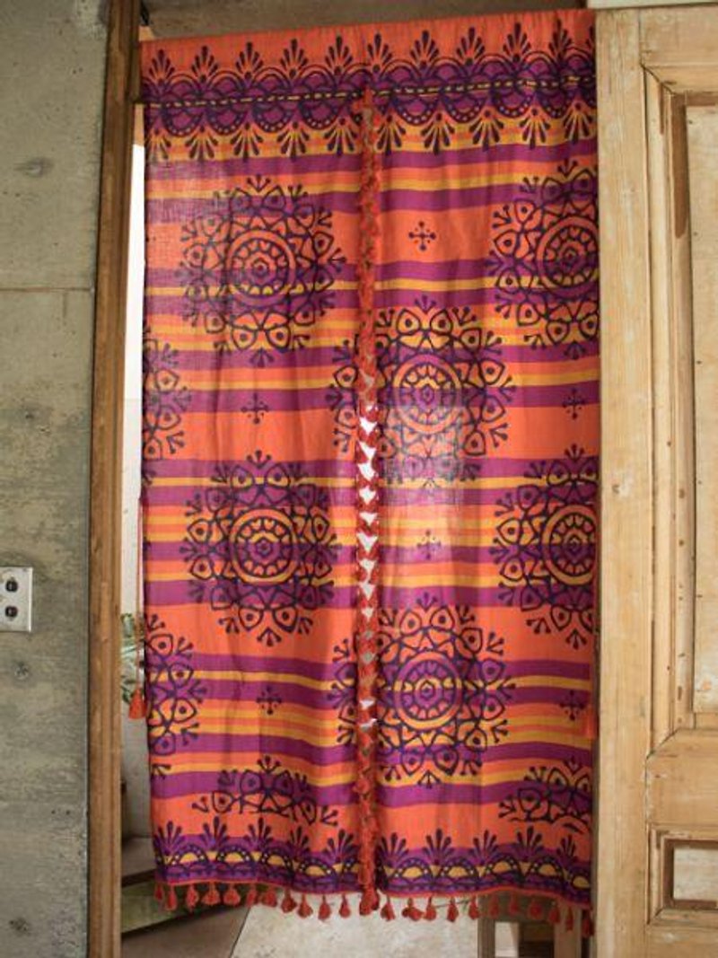 Morrocan Tassel NOREN Slit Curtain - Items for Display - Other Materials 