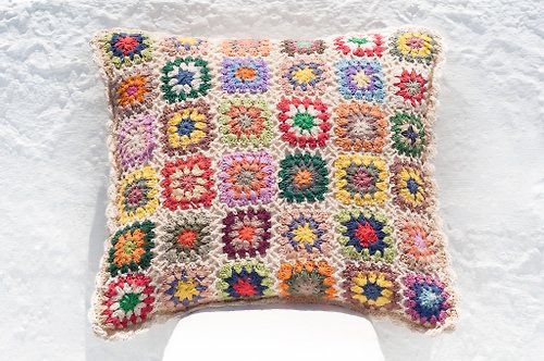 手作りかぎ針編み抱き枕カバー/枕/花抱きしめ枕カバー/東ヨーロッパ