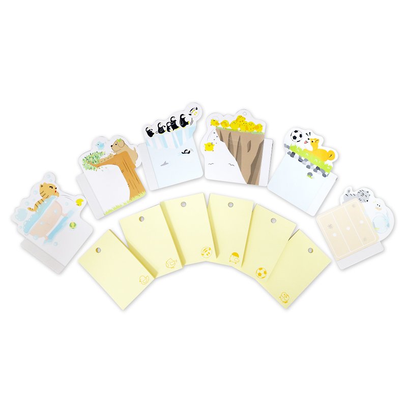 【OSHI】New Memo Hanger ( 3 pieces) - Sticky Notes & Notepads - Paper Multicolor