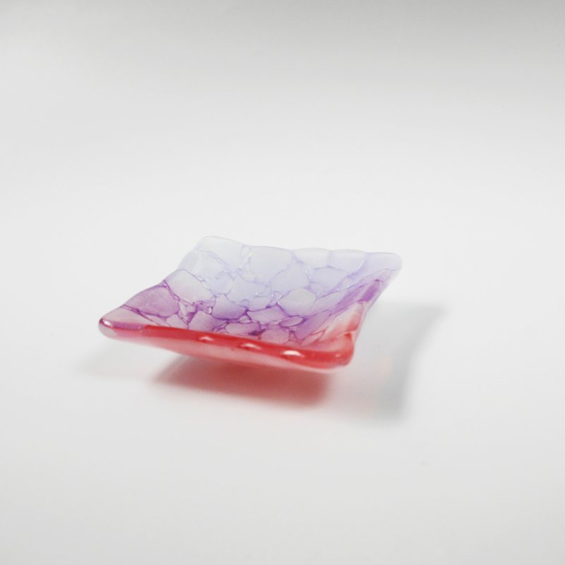 Crystalline冰晶系列-SQ8_001 - 盤子/餐盤/盤架 - 玻璃 紫色