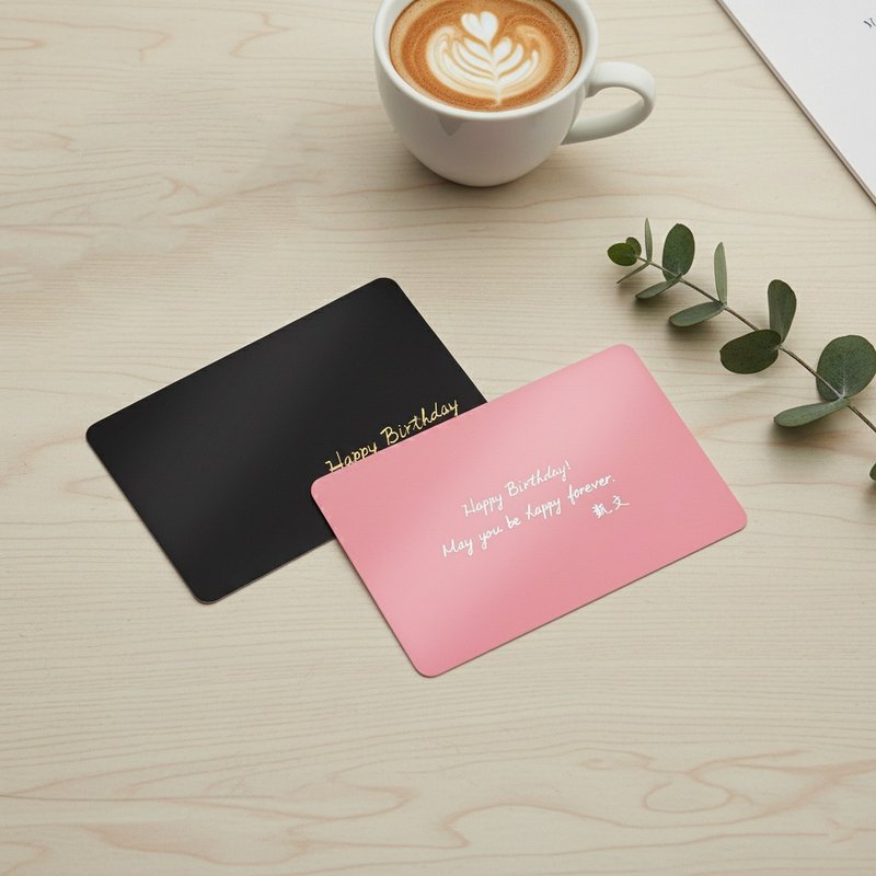 【客製化禮物】Premium尊榮黑卡|悠遊卡功能|客製化燙金|禮物包裝 - 造型悠遊卡/交通卡 - 塑膠 多色