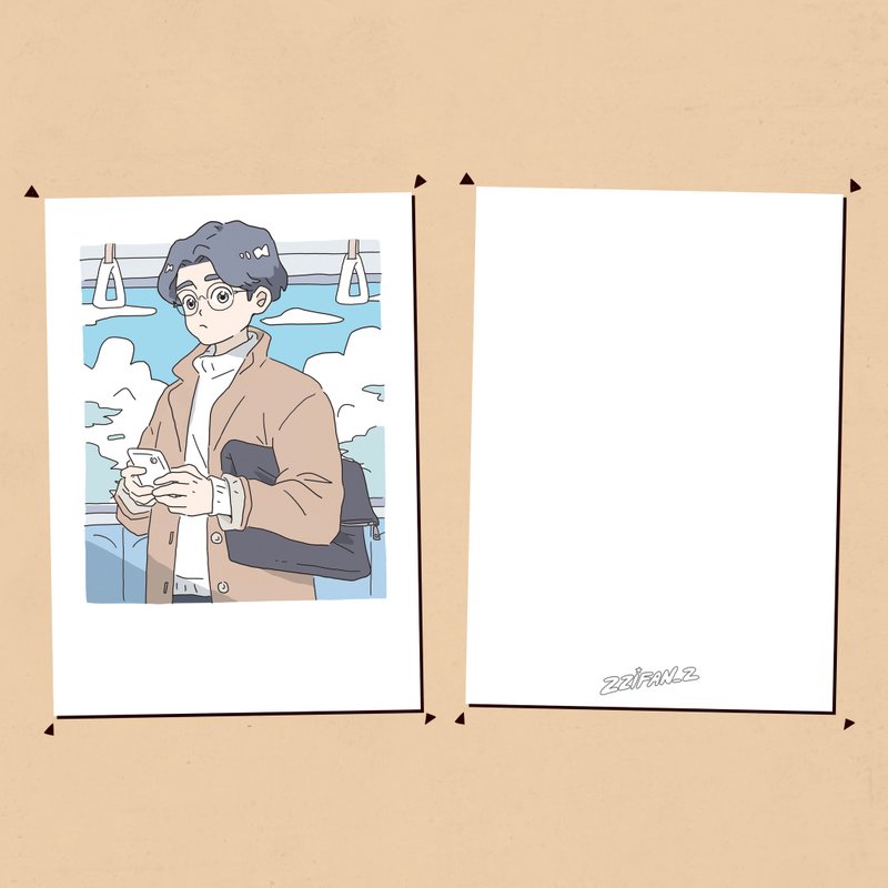 ლGOOD BOYポストカード - ლ版002。 - はがき・メッセージカード - 紙 多色