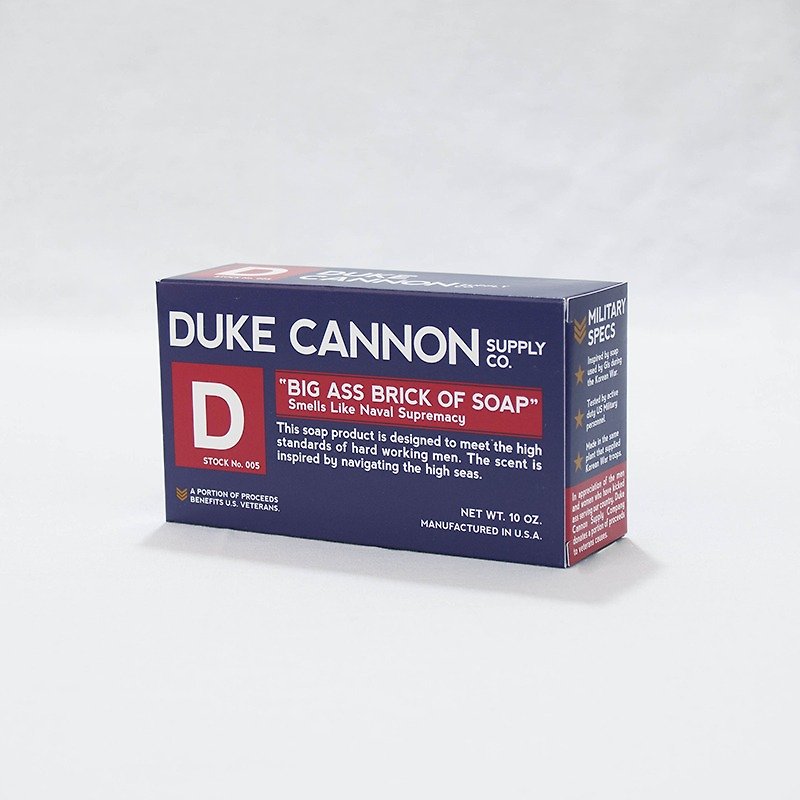 Duke Cannon BIG ASS US "supernatural" - big soap group (blue) - สบู่ - พืช/ดอกไม้ สีน้ำเงิน