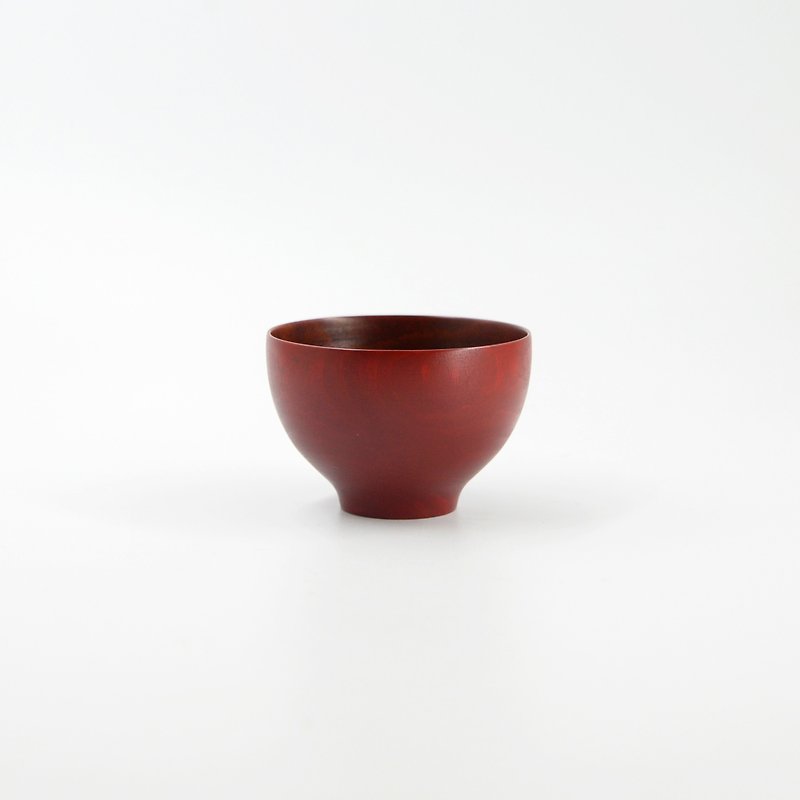 本色漆器 - 品茗杯 - 茶具/茶杯 - 木頭 紅色