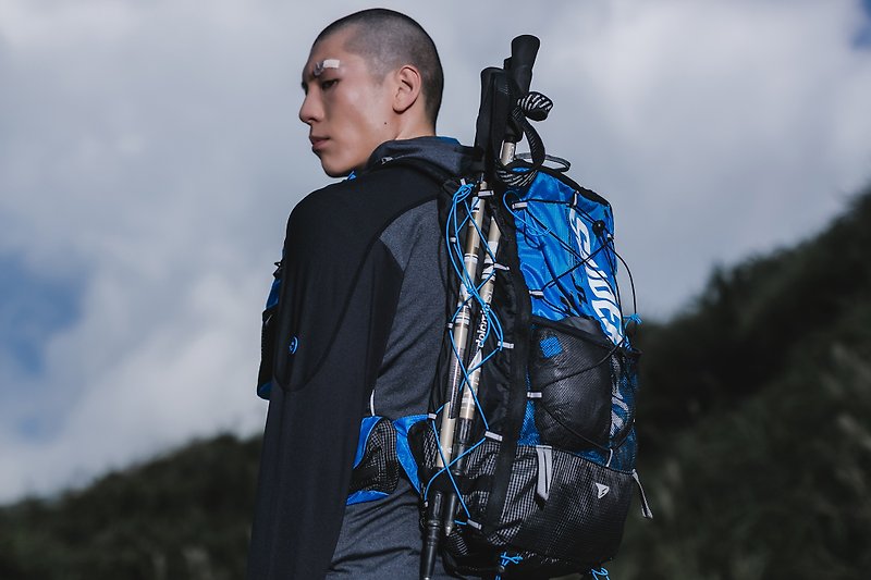 【SUPERACE】S.ADVANCE 25L Lightweight Backpack - อุปกรณ์เสริมกีฬา - เส้นใยสังเคราะห์ สีน้ำเงิน