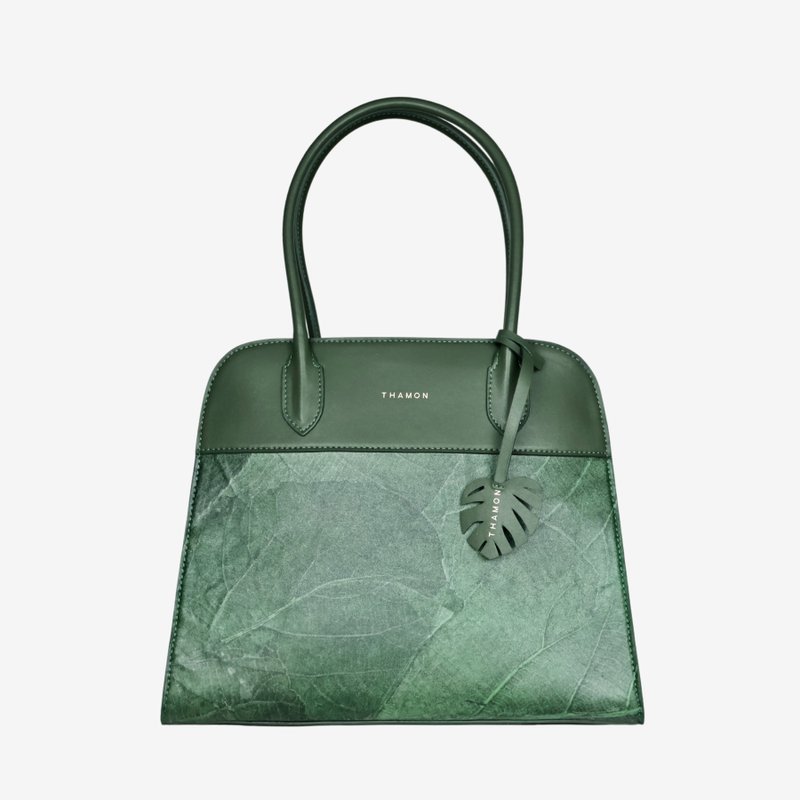 Sloane Tote Bag - Forest Green - Handbags & Totes - Plants & Flowers Green