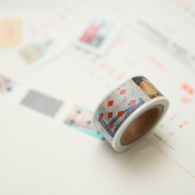 mt06 マスキングテープ　playing cards - 紙膠帶/和紙/PET - 紙 