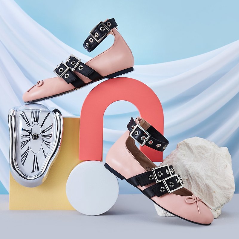 | HOA | Toe Strap Ballet Flats | Pink | 3933 |