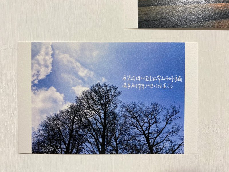 手寫明信片 #枯樹不枯 - 卡片/明信片 - 紙 