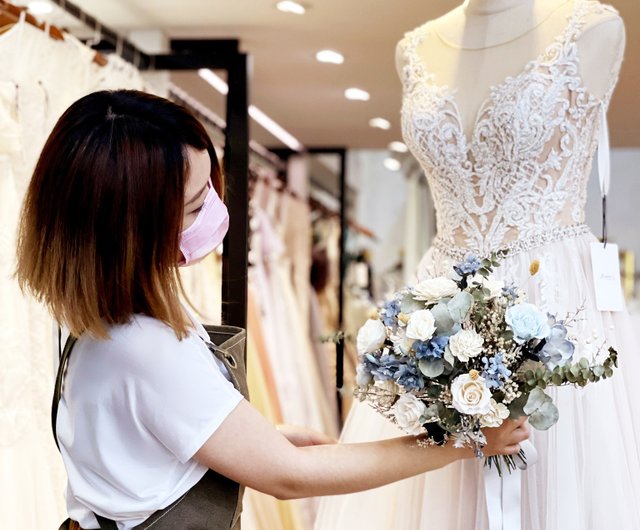 European style natural] Bride's bouquet, dried flowers