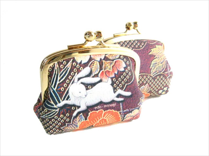 Rabbit coin purse with coin purse for wine - Coin Purses - Genuine Leather 