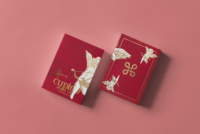 Collector's Edition Cupido Themed Playing Cards X Artest - Board Games & Toys - Paper Red