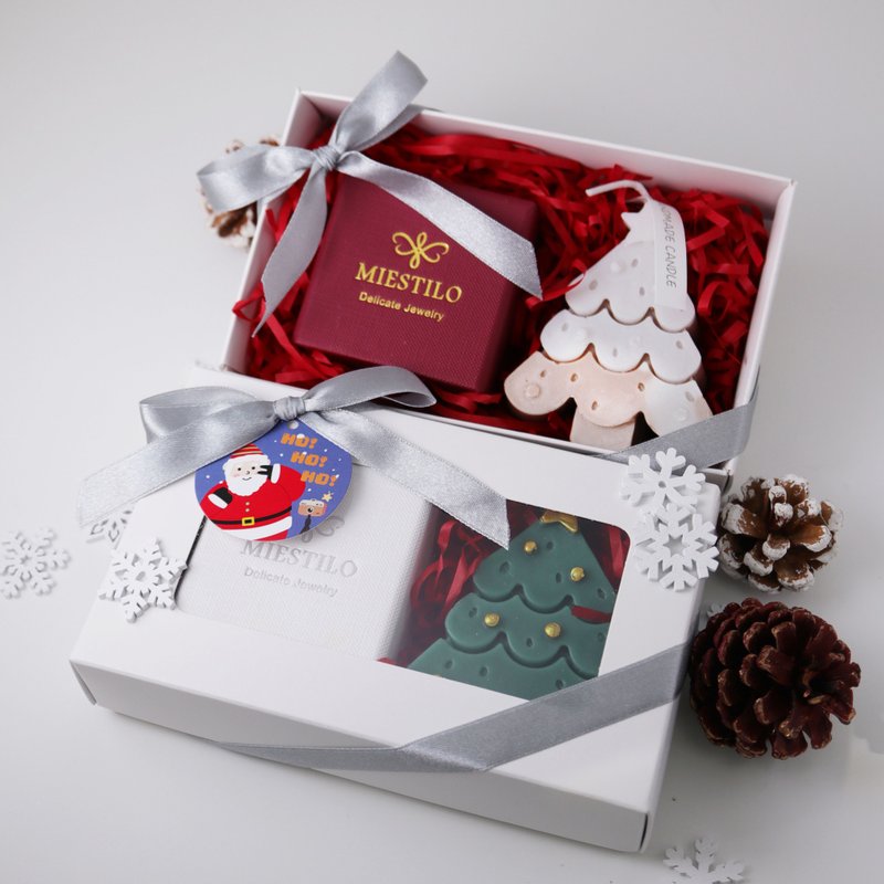 The **Christmas Scented Candle Gift Box Packaging Set** is available as an add-on only. - กล่องของขวัญ - วัสดุอื่นๆ หลากหลายสี