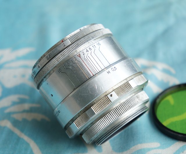 13枚ブレード HELIOS-44 58mm F/2 レンズ 古いM39 ZENITカメラ用