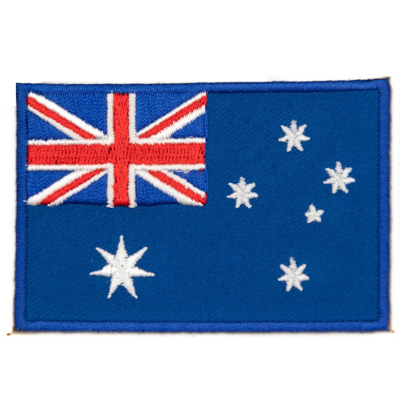 澳洲 布藝貼布 Flag Patch補丁貼 電繡繡片貼 補丁貼 布藝貼章 熱
