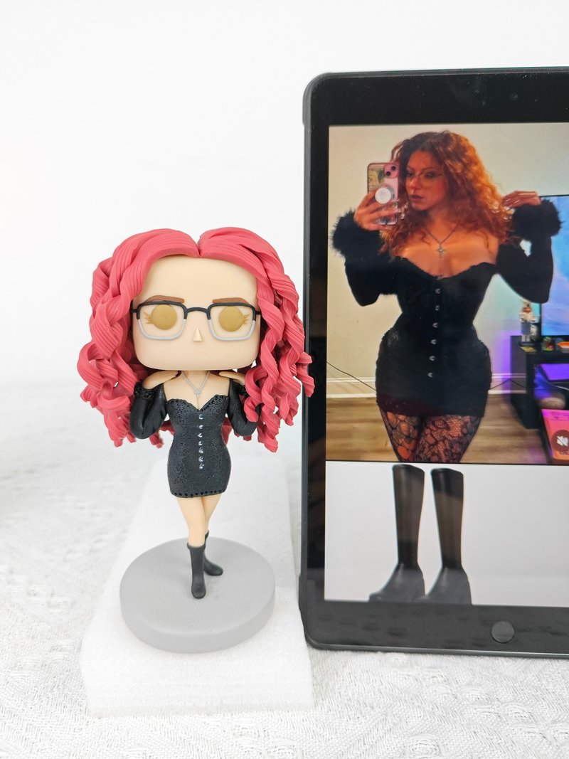 【客製化3D人像公仔】訂製手工Funko Pop男生朋友老公生日禮物 - 公仔/玩偶 - 黏土 多色