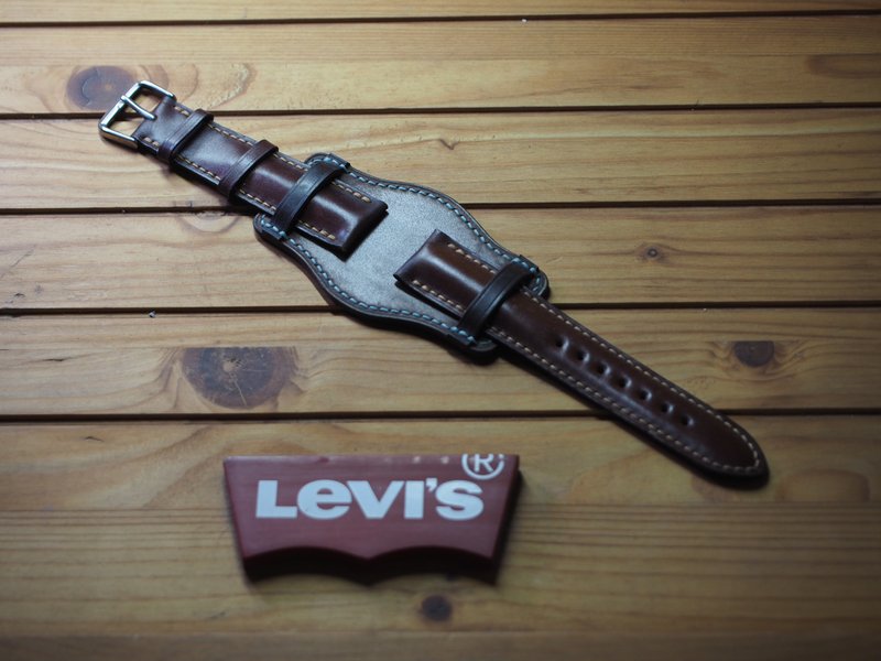 馬臀皮錶帶丨根據手圍錶耳定制丨handmade - 錶帶 - 真皮 