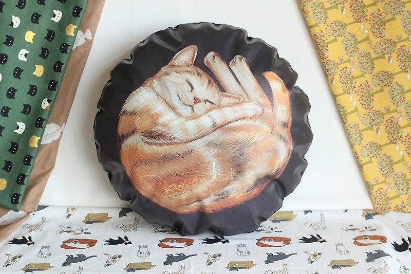 Sleeping Cat Cushion - Other - Plastic 