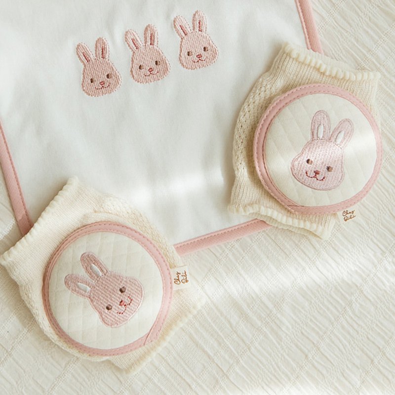 Korea Chezbebe Pink Bunny Crawling Kneepads - Kids' Toys - Cotton & Hemp 