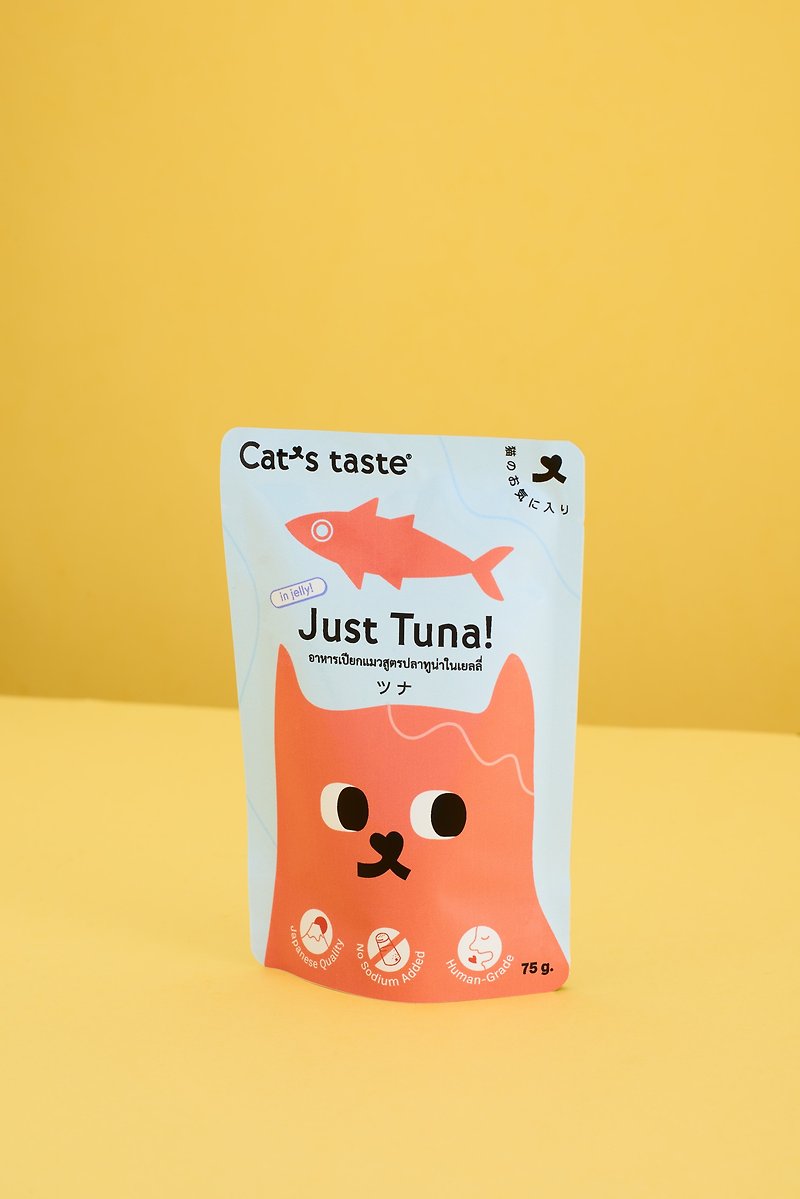 Cat's Taste Tuna Jelly Wet Cat Food - อาหารแห้งและอาหารกระป๋อง - อาหารสด 