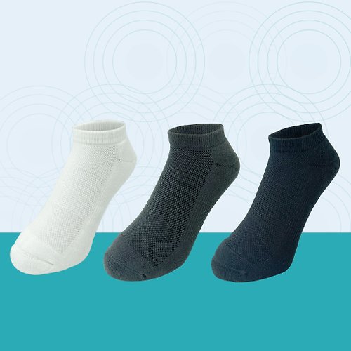 ZILA SOCKS | 台灣織襪設計品牌 抗菌除臭.毛巾氣墊船襪 | 3色