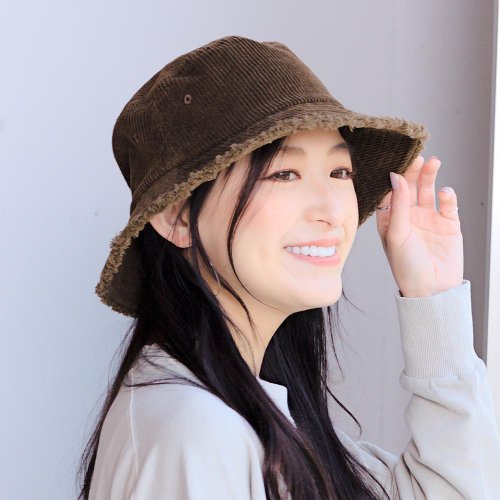 ICHIYON PLUS Cotton Bucket Brim Corduroy Hat Basic Sunhat Women Men  ihat0481 - Shop 14+ ICHIYON PLUS Japan Hats & Caps - Pinkoi