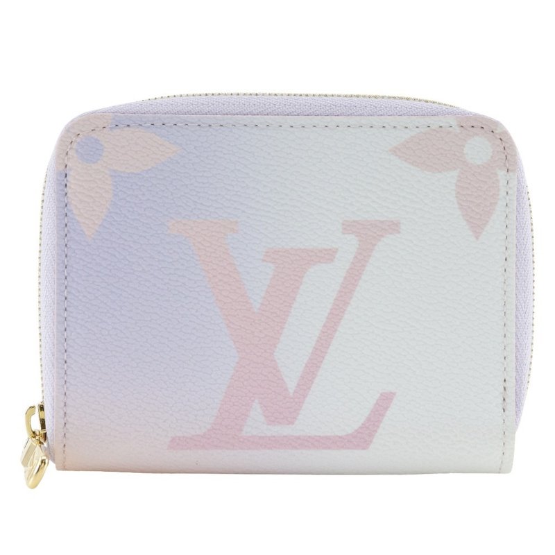 【日本直送】ルイ・ヴィトン LOUIS VUITTON スプリングインザシティ コインケース サンライズパステル ジッピー M81388 紫 レディース【中古】 - 零錢包/小錢包 - 人造皮革 粉紅色