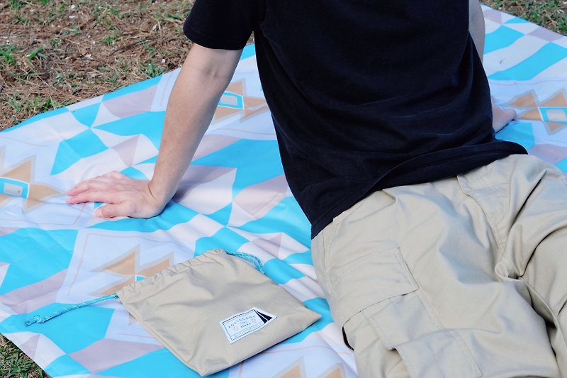 Picnic Mat【Outdoor vibes】ethnic style camping mat large size with camping nails