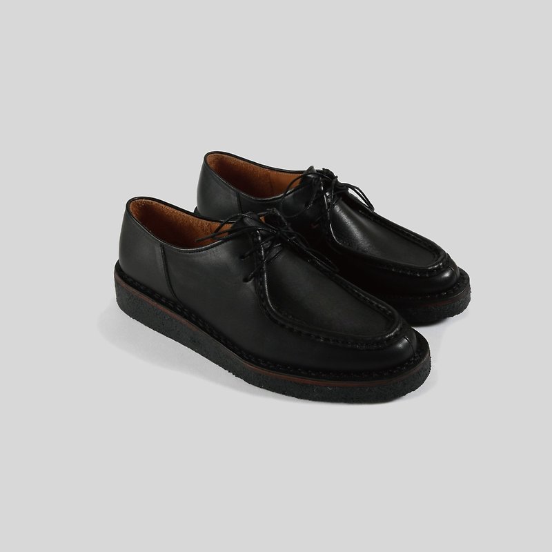 UNISEX- Ngorongoro BN01 Black - Women's Leather Shoes - Genuine Leather Black