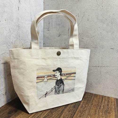 Customized】Like face painting/canvas bag/portrait custom - Shop kenart  Messenger Bags & Sling Bags - Pinkoi