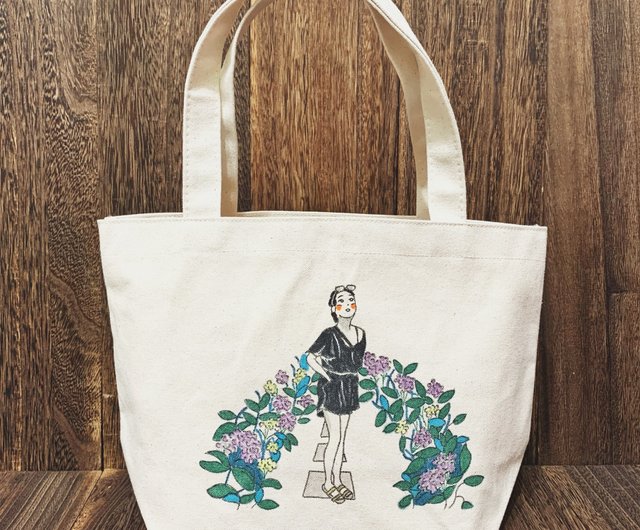 こゆびたべる　直筆サイン入り　キャンバスアート　トートバッグ こゆびたべる 直筆サイン入り キャンバスアート トートバッグ