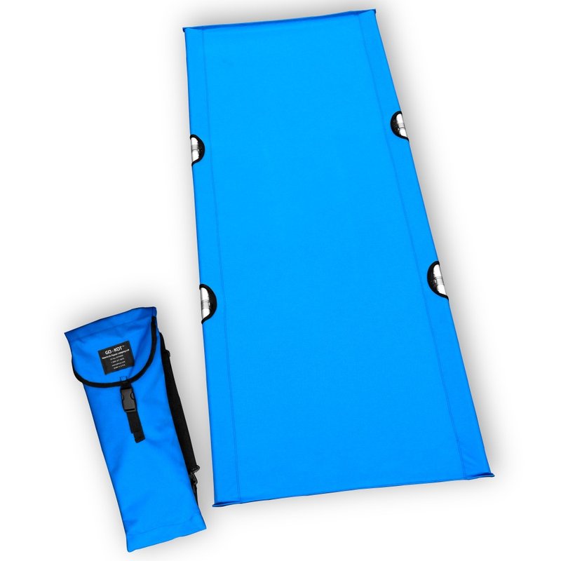GO-KOT 行軍床/露營床-孔雀藍 - 露營用品 - 尼龍 藍色