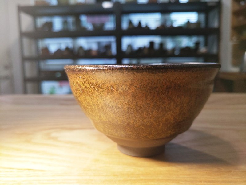 手作陶杯 | 天目 茶盞 還原燒 - 茶壺/茶杯/茶具 - 陶 咖啡色