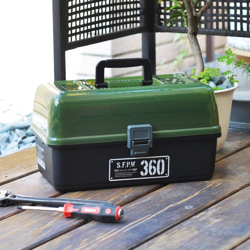 日本JEJ 360-G3X 專業四層分隔式PP手提工具箱 - 居家收納/收納盒/儲物盒 - 塑膠 多色